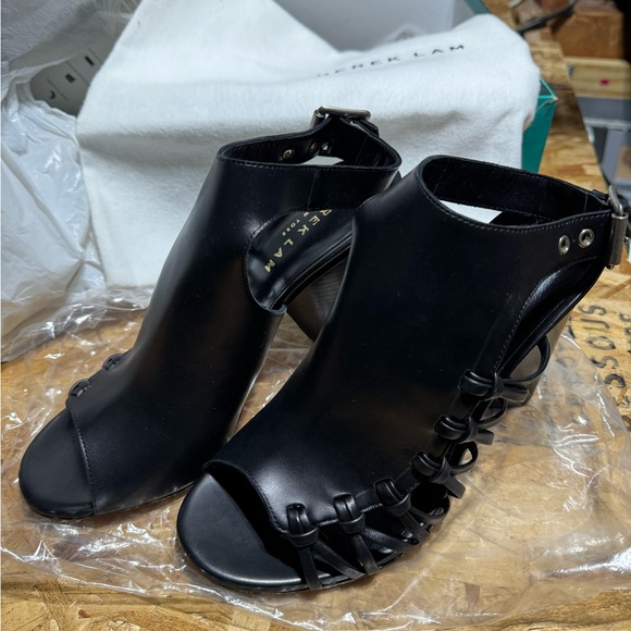 Derek Lam NORA DP7F022CABLK 38.5 Women’s Ankle Boots Shoes USA 8.5 Retails $1200 - Picture 2 of 6